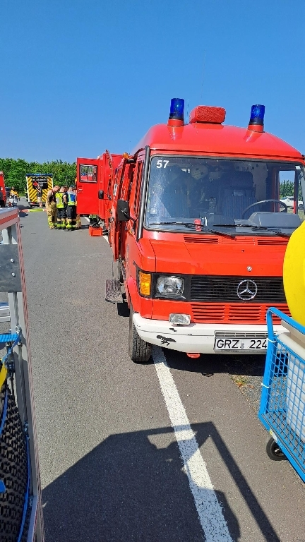 Einsatzfoto Auslaufender Gefahrstoff aus ...